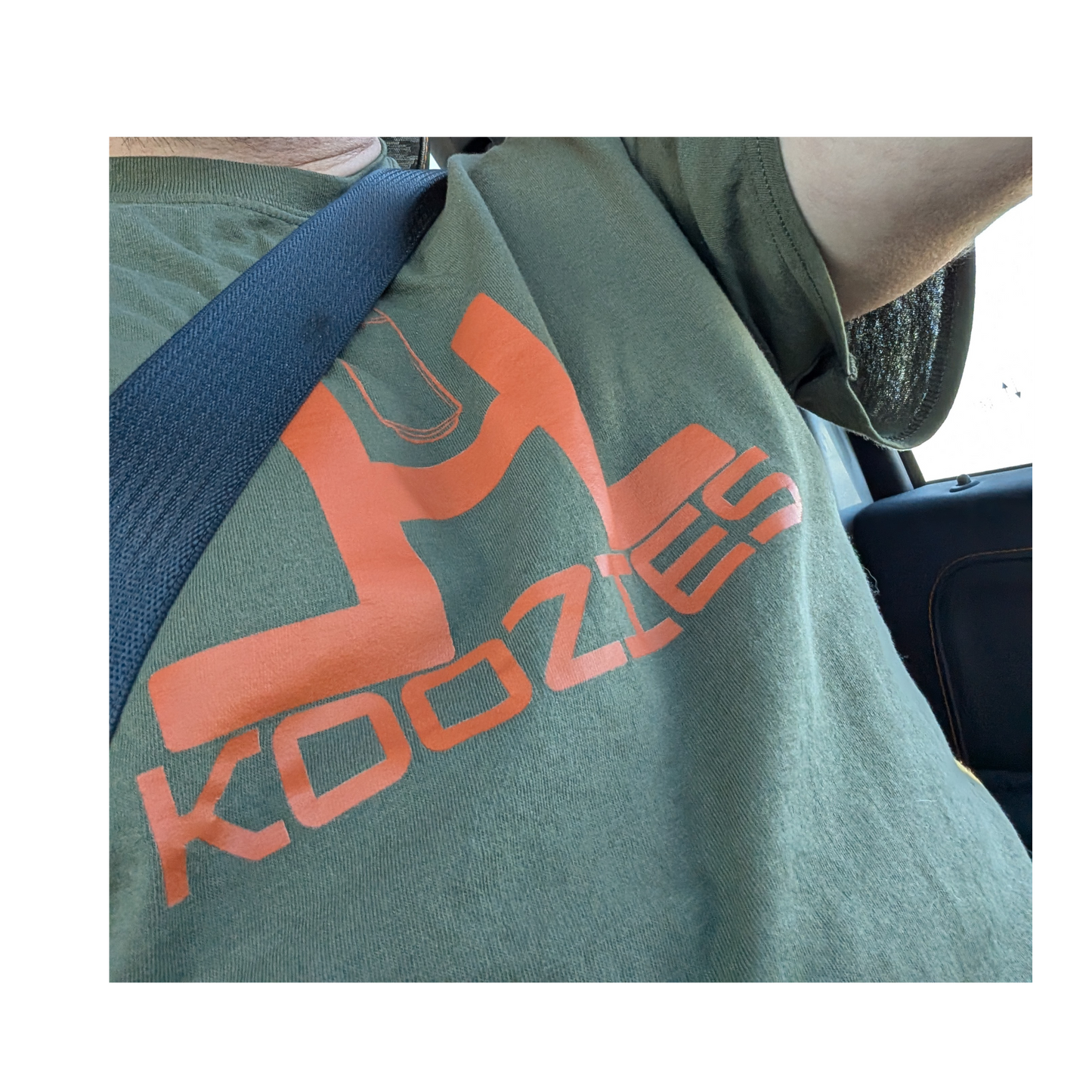 LEFT HAND LEATHER OFFICIAL LHL KOOZIE T-SHIRT